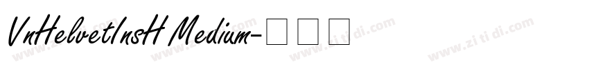 VnHelvetInsH Medium字体转换